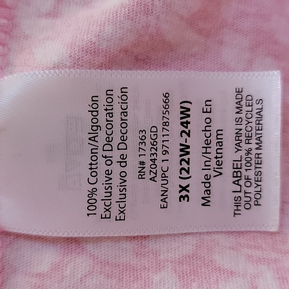 Croft & Barrow & Aris Collection Pink Nightgown "Set Of Two" Size 3X EUC - Picture 11 of 12